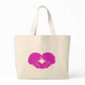PURPLE & PINK SKULLS bags by hadleymonster PURPLE & PINK SKULLS bags