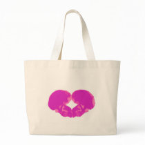 PURPLE & PINK SKULLS bags by hadleymonster PURPLE & PINK SKULLS bags