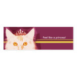 Purple Pink Small Business Card