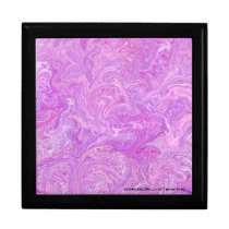 Purple & Pink Swirl Keepsake Box gift boxes