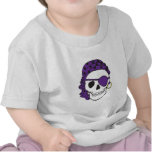 Purple Pirate Skull Tee t-shirts