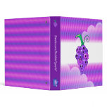 Purple pixel grapes binder (your text here)
