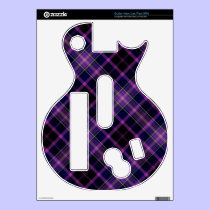Purple Plaid Guitar Hero Skin skins