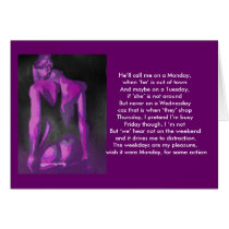 Purple Plaits and Panties cards by taiche Purple Plaits and Panties cards