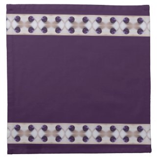 Purple Plums Cloth Napkins