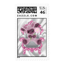 Purple Plushy Baby Sheep Postage