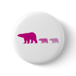 Purple Polar Bear buttons