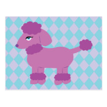 Purple Poodle Postcards