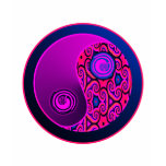 Purple Pop Yin Yang Tshirt
