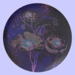 Purple Poppies plates
