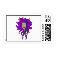 Purple Postage Stamp