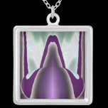 Purple Power Symbol necklaces