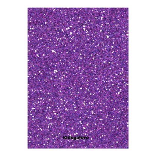 Purple Pretty Girl Spa Birthday Party Personalized Invitation