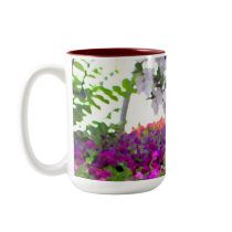 Purple Profusion Mug by CaroleArt Purple Profusion Mug
