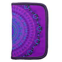 Purple Psyche Mandala kaleidoscope folio planner planners