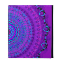 Purple Psyche Mandala kaleidoscope iPad cover caseable cases