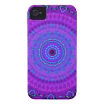 Purple Psyche Mandala kaleidoscope iPhone 4 case casemate cases