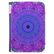 Purple Psyche Mandala kaleidoscope kindle case caseable cases