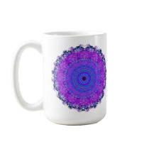 Purple Psyche Mandala kaleidoscope mug mugs