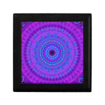 Purple Psyche Mandala trinket gift box gift boxes