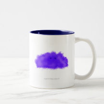 Purple Puffball Critter Coffee Mugs