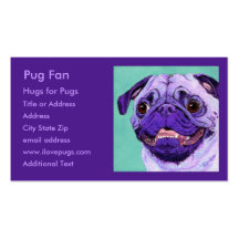 Purple Pug Business Card