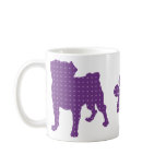 Purple Pugs and Paws Mug