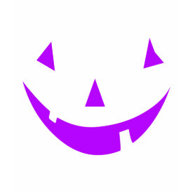 Purple Pumpkin Face shirt