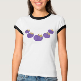 Purple Pumpkins necklace tee shirt shirt