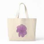Purple Punch/ PopArt Flower Canvas Bag
