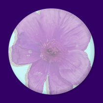 Purple Punch/ PopArt Flower magnets