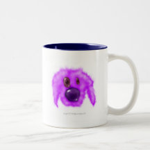 Purple Puppy Critter Coffee Mug