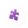 Purple Puzzle! A design also for Autism Awareness Stickers