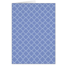 Purple Quatrefoil Cards