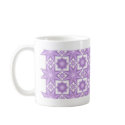 Purple Quilt Pattern Mug