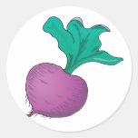 purple radish stickers