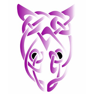 Purple Rat Knot Tee Shirts by rattycorner