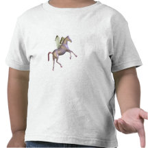 Purple Rearing Pegasus T Shirt