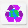 Purple Recycle Mouse Pads