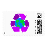 Purple Recycle Stamps