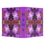purple red abstract binders