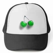 Purple Red Green Virgin Cherry Twin Cherries Hat
