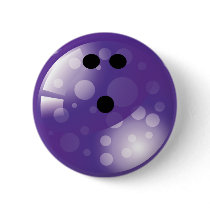 PURPLE RETRO BOWLING BALL PIN