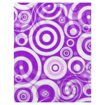purple_retro_circles personalized flyer