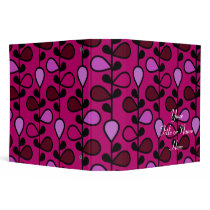 Purple Retro Graphic Binder