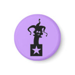 Purple Retro Jack In The Box magnets