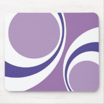 purple retro mousepads