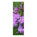 Purple Rhododendron Bookmark Business Cards