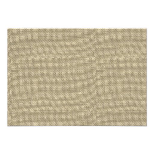 Purple Ribbon and Burlap Response Personalized Invitation