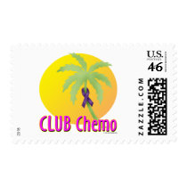 Purple Ribbon - Club Chemo Stamps